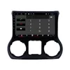 Car DVD DVD DVD TouchSn Car radio pour Jeep Wrangler 2011 - Musique Android 10,1 pouces 1024 Support Contrôle de la roue de roulement Renversé Sauvegarde C Dhlyz