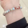 Instagram Новый китайский стиль 6 мм8 мм Shoushan Stone Crystal Single Loop мужская и женская пара браслеты ювелирные изделия