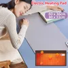 Mattor 80x33cm Vinteruppvärmd elektrisk uppvärmning Pad Office Desktop Digital Display Warming Table Waterproof Mat Mouse