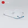 UVLAIK Classic Mens Pure Rimless Glasses Frames Myopia Optical Frame Ultra-light Frameless Eyeglasses Frame 240415