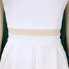 Work Dresses Elegant 2 Pieces Skirts Sets For Women Solid Crop Tops & Pleated Ankle Length Female Wedding Party Wear Outfits