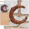 Decoratieve bloemen 2 pc's zonnebloem bruiloftdecoraties rattan Garland Dream Catcher Ring krans maken ringen rieten diy hoepels