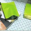 Storage Bags 200pcs/lot 9 13cm Green Aluminium Foil Flat Bag-metallic Vacuum Plant Seed/ Packing Food Sack Heat Sealable Ping Pocket