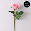 Dekorativa blommor 5st Single Branch fuktgivande verklig beröring Rose Artificial Flower Home Display Decoration Fake Flore Wreath Wedding Decor