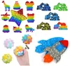 Pops fidget oyuncakları itin kabarcık renk masaüstü dekompresyon duyusal sıkma terapisi oyuncak robot dinozor roketleri atış yıldızları un6821370
