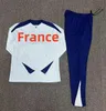 24 25 Brasilien Tracksuit Training Sui Portugalt World Soccer Cup Benzema Mbappe Equipe de Full Set Kids Kit Men Brasilien Half Pull Chandal Futbol