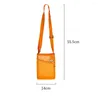 Sacs de rangement sac de téléphonie mobile concise Sac de confort orange multifonctionnel