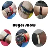 Other Bracelets New Minimalist Men Rope Bracelet Double Layer Survival Braclet Homme Accessories Boyfriend Gift Magnet Buckle Pulsera HombreL240415