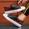 Fitness Shoes Man дышащие кроссовки 2024 Leisure Summer Lace Up Canvas Fashion Low Top Вулканизированная обувь C7