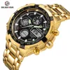 Reloj Hombre Goldenhour Luxury Gold Men's Watch Montre Homme Automatisk klocka Sport Man handledsklockor Relogio Masculino243k