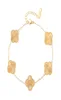 Charm Bracelets Luxury Clover Pendant Stainless Steel Necklace Bracelet Elegant Women Gift Jewelry270h5387497