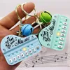 Tornari percorsi Keechchains carine Mini Piano Toy può giocare a bambini Electronic Organo Creative Mini Regalo Regalo UNISEX Accessori portachiavi