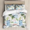 Beddengoed sets 3D set aangepaste enkele dubbele king size 3pcs dekbedovertrek quilt/dekmiddel kussensloop bloemen beddenbladen drop -schip