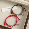 The Year of the Loong Lucky Ceramic Bracelet Female China-Chic Style Couple Handwear Lucky Accessories National Style Boutique Handstring