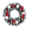 Decorative Flowers Christmas Wreath Outside Indoor Outdoor Holiday Interior Xmas For Dining Festival Party Garden Wedding