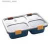 Bento cajas Meyji Material saludable Lunch Office/School/Picnic Bento Box Contenedor de alimentos BPA GRATIS 850/1250ML L49