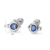 Boucles d'oreilles étalon unioorsj Real 925 Bijoux en argent sterling charmant petit poisson pour les femmes enfants cadeau