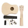 Kabels 21inch wit houten ukelele sopraan sopraan Hawaiian gitaar uke kit muziekinstrument diy