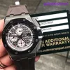 Orologio da polso AP causale Royal Oak Offshore Serie 26400io Titanio Black Ceramic Ring Orologio da uomo Automatico 44mm