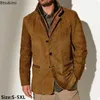 Мужские куртки винтажные мужские пиджак куртка 2024 Осень Зимняя Зимняя мужская повседневная классическая пуговица