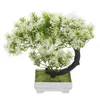 Decorative Flowers Home Decor Fake Ornaments Plants Potted Small Bonsai Plastic Tree Artificial For Indoor