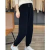 Pantaloni da donna Cashmere autunno/inverno lana merino spesse pantaloni da coana di moda casual di moda caldi.