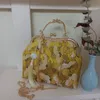 Shoulder Bags Vintage Japan Style Flowers China Bag Mother Lock Shell Women's Handbags Purses Chain Lady Women Crossbody