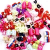 Hondenkleding 10 stks/pack kat handgemaakte strass met rubberen band verzorging accessoires puppy kleine honden producten