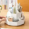 Aufbewahrungstaschen Stifthalter für Schreibtisch 360 Grad Rotatable 9 Slots Organizer Stift Cup Desktop Stationary