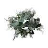 Decorative Flowers Greenery Candle Wreath Flower For Dining Table Living Room