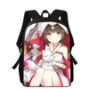 Sacs d'école Azur Lane Migne Cartoon Girl 16 "3D Print Kids Sac à dos Primaire pour les filles Back Back Pack Étudiants Livre