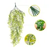 Fleurs décoratives 80 cm suspendues plantes artificielles vignes en plastique feuille de jardin décor de jardin extérieur plante garland garland wering fête mur