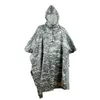 Regnkläder utomhus Militär Poncho 210TPU Army War Tactical Raincoat Jakt