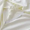 Gonna da letto di cotone a colori solidi in pizzo copertina arruffato camera da letto non colpire il letto da letto non colpire il letto 240415