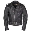 Męskie płaszcze Cowhide Schott Classic stabilowany kablem prawdziwą skórzaną kurtkę motocyklową