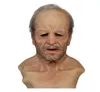 Andere evenementenfeestjes Old Man Fake Mask Lifelike Halloween Holiday Funny Super Soft Adult Herbruikbare poppen speelgoedcadeau 5697270685