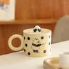 マグカート漫画3Dパンダセラミックマグカワイカップコーヒーのかわいくてお茶のための異なるクリスマスカップパーソナライズされたギフトドリンクウェア