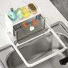 Kitchen Storage Sink Filter Rack Household Foldable Multi-Purpose Sponges Scrubbers Soap