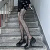 Носки чулочно -гоотические готические лолита девочки кросс -печатные колготки Косплей сетка летние тонкие нейлоновые длинные носки женщины сексуальные чулки для тела рыбки трусики