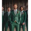 Men's Suits Formal Wedding For Men Elegant Groom Outfits Terno Single Breasted Notch Lapel Skinny Slim 2 Piece Jacket Pants