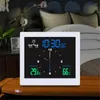 Wall Clocks Digital Bathroom Hygrometer Lcd Suction Cup Waterproof Shower Watches Temperature Humidity Meter Clock