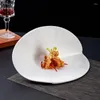 Placas Creative Irregular Ceramic Dinner Plate Restaurant Restaurant Snack Pasta Sushi Dish Special Tableware