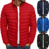 Manteau bulle rembourré pour hommes épaissis les vestes de parkas légers chauds plus taille par exemple pardessue zipper streetwear coton bouffeur de coton8278097