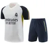 24/25 Real Madrids Soccer Tracksuit set Short Shorts à manches courtes Men Kid Football Chandal Futbol survivant 2024 2025 MADRIDES TRACHEM