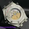 AP Armband Uhr Montre Royal Oak Offshore -Serie Watch Mens 42 mm Durchmesser Automatische mechanische Präzision Stahl Gummi Fashion Casual Luxus