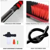 Cleaning Brushes 20ft Water Fed Pole Brush with Squeeee Kit Hih Reach Window Cleanin Tool 6 Meters Extension Solar Panel Cleaner For Household L49