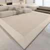 Mattor vardagsrum matta vatten-absorberande icke-halk soffa soffbord filt lyxig känsla förtjockad imitation kashmir