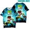 New Kids Boys Girls Anime Ben10 T-shirt T-shirt à manches courtes pour 1 2 3 4 5 6 7-14 ans