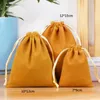 Gift Wrap Drawstring Bags Velvet Soft Fabric Storage Bag Wedding Party Candy Beads Bracelet Jewelry Packaging Pouch Wholesale