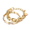 New Minimalist Alloy U-shaped Chain Bracelet for Men and Women's Jewelry